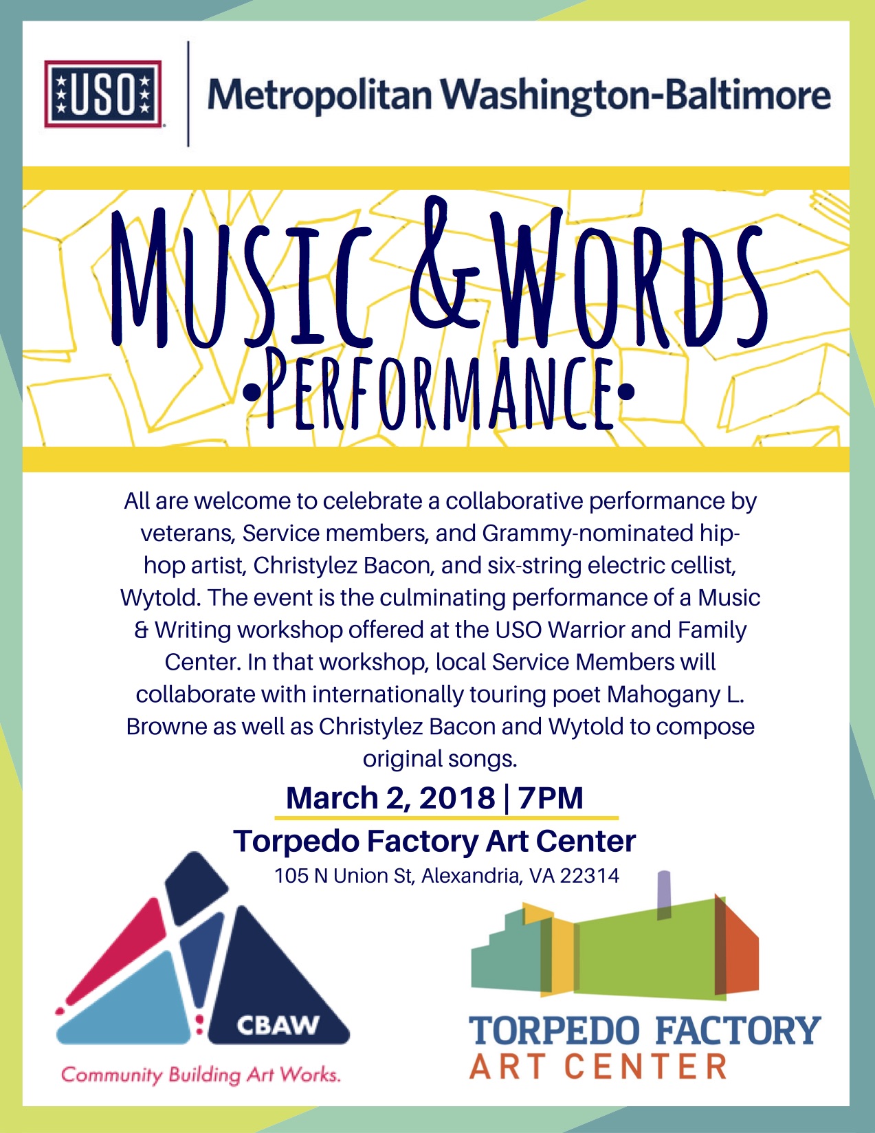 Music & Words Flier