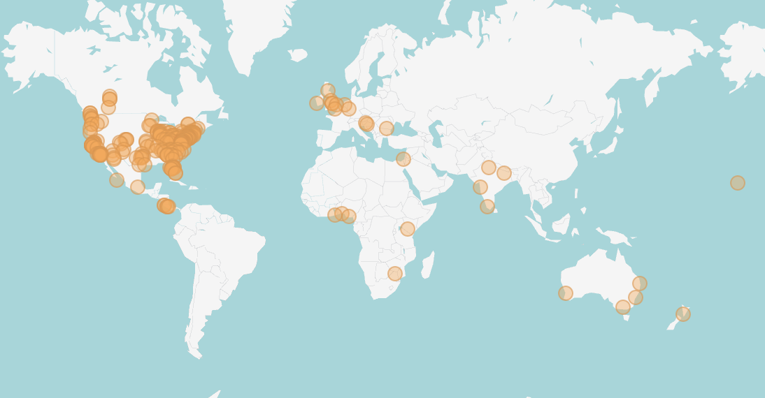 Global Reach Map