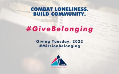 GiveBelonging on Giving Tuesday, November 20th through December 4th, 2022