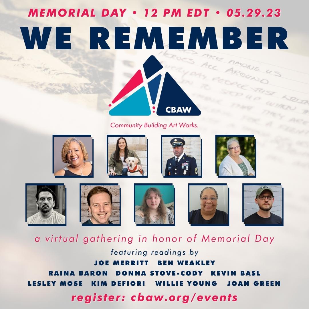 We Remember 2023: A Veteran Poetry Reading