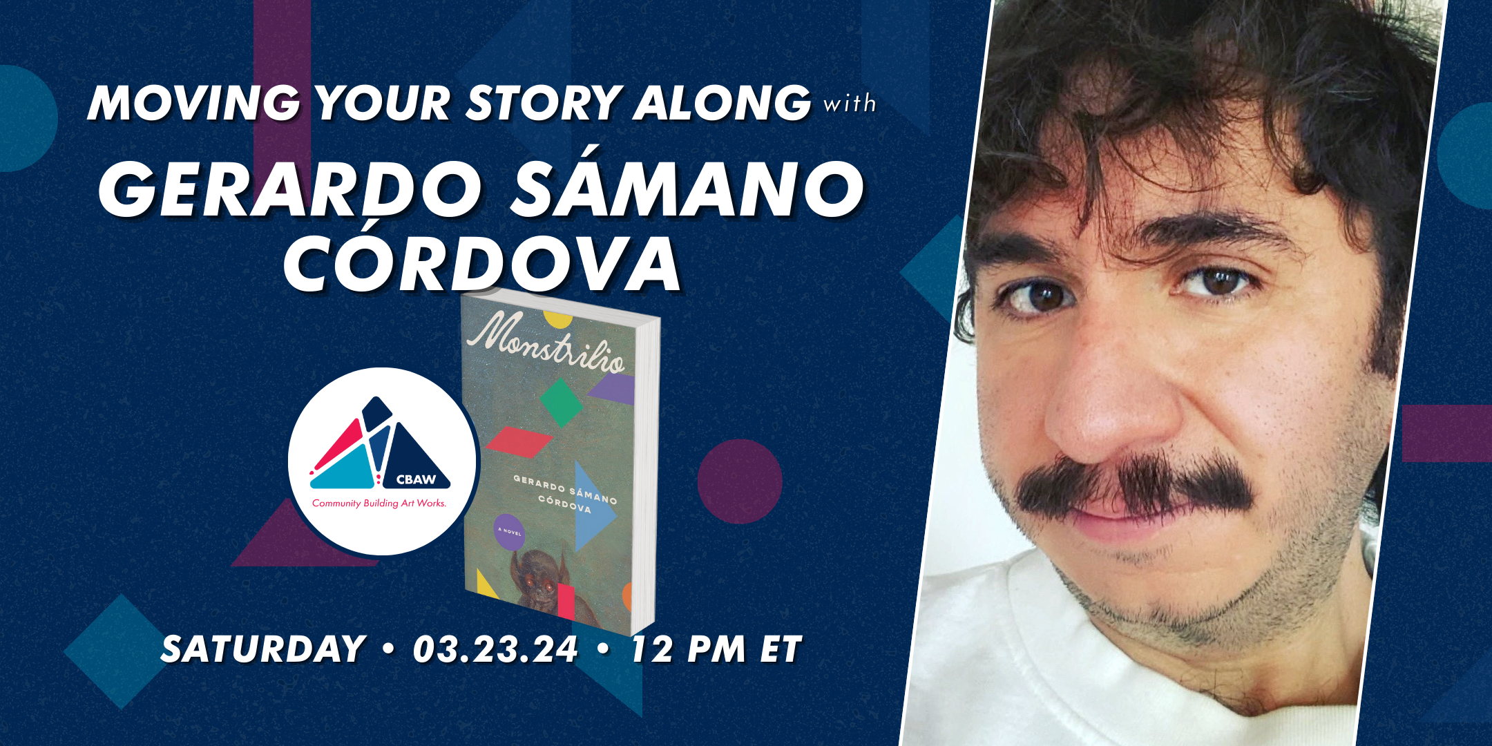 CLICK TO REGISTER: Moving your Story Along with Gerardo Sámano Córdova
