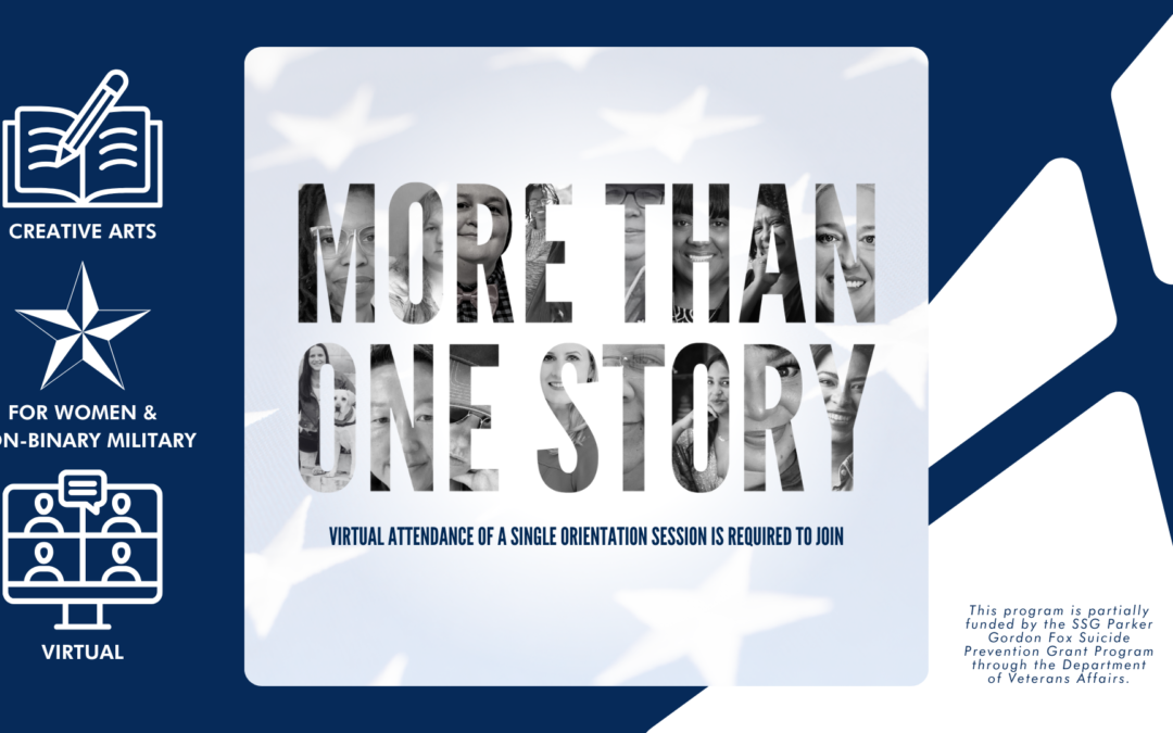 More Than One Story: An Arts Program for Women & Nonbinary Military & Veterans