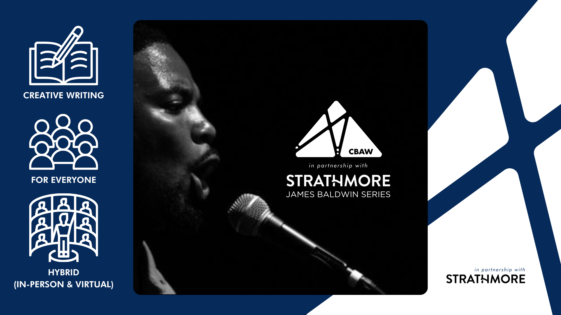 The Evidence of Things Not Seen with Derrick Weston Brown – Hybrid Online & In-Person Creative Writing Workshop in Partnership with Strathmore