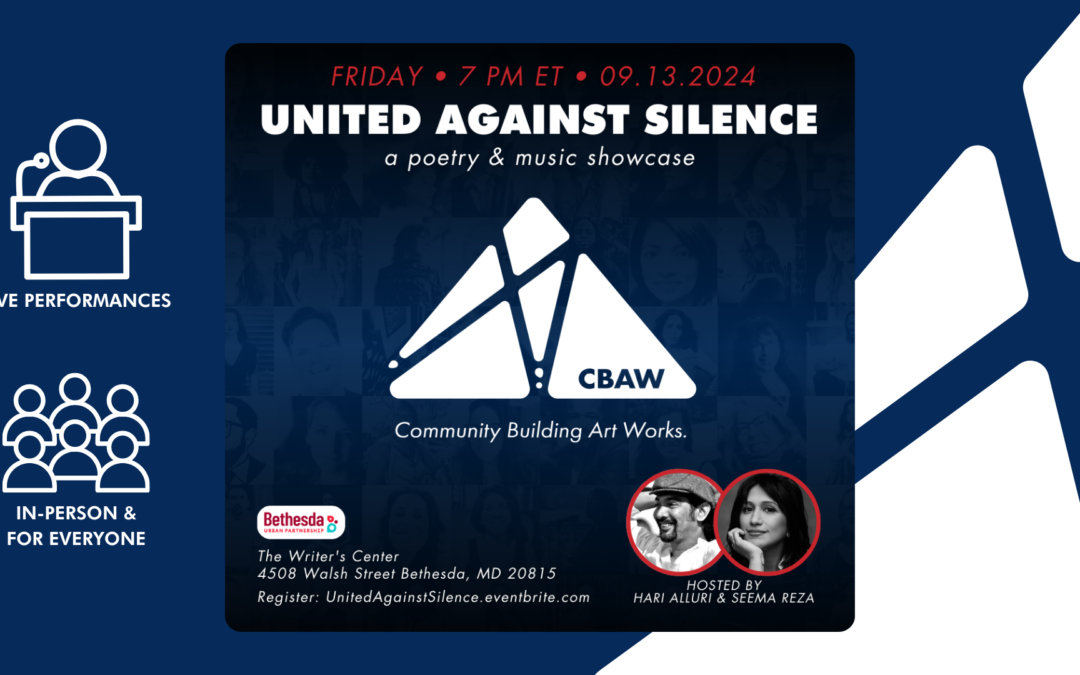 United Against Silence: An In-Person Poetry & Music Showcase hosted by Hari Alluri & Seema Reza
