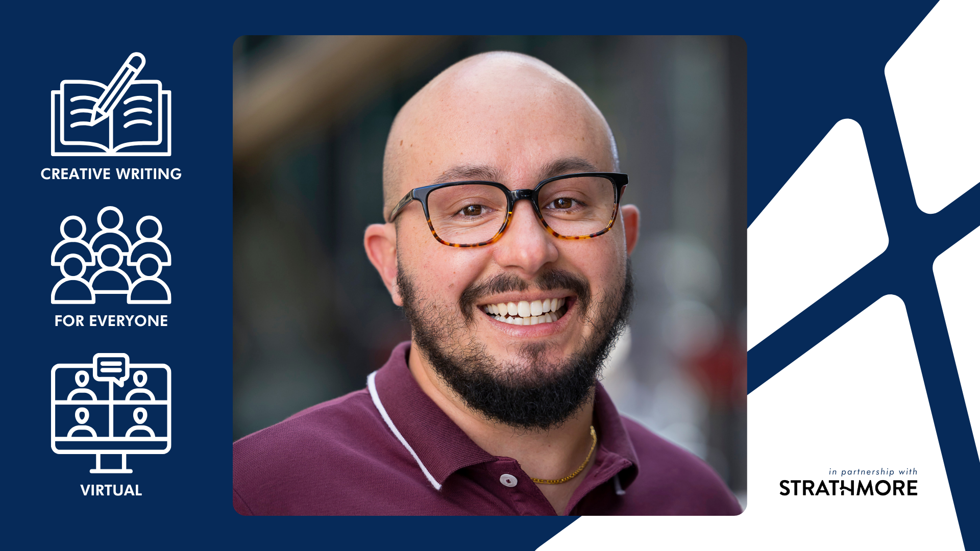 Body as a Poem: Writing Through the Layers with Oliver Baez Bendorf — An Online Creative Writing Workshop in Partnership with Strathmore (Virtual Creative Writing Workshop for Everyone)